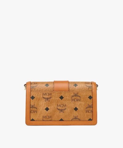 MCM Gretl Cognac Crossbody in Visetos 20251621 4