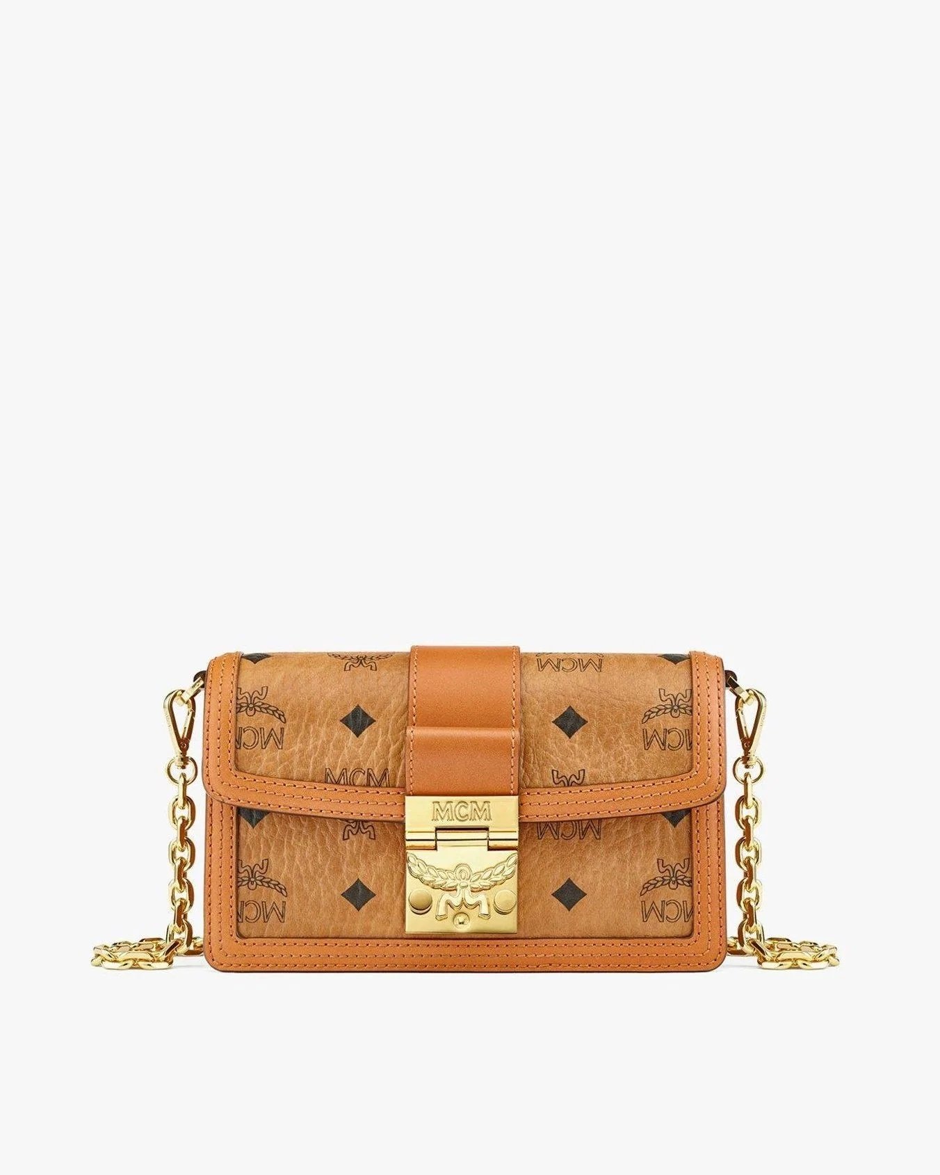 MCM Gretl Cognac Crossbody in Visetos-20251621