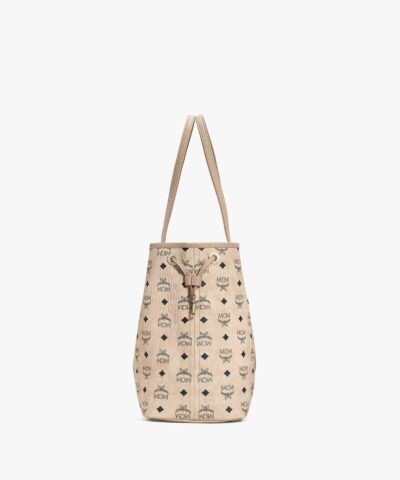 MCM Reversible Liz Medium Shopper in Visetos In Beige 20251333 8