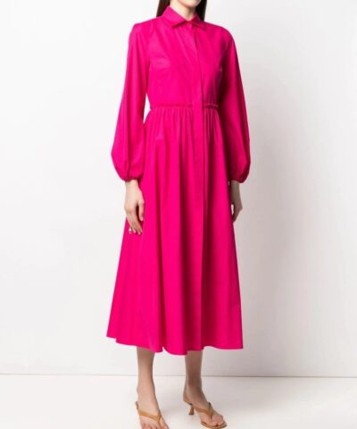 Max Mara Bairo Poplin Dress 20242749 2