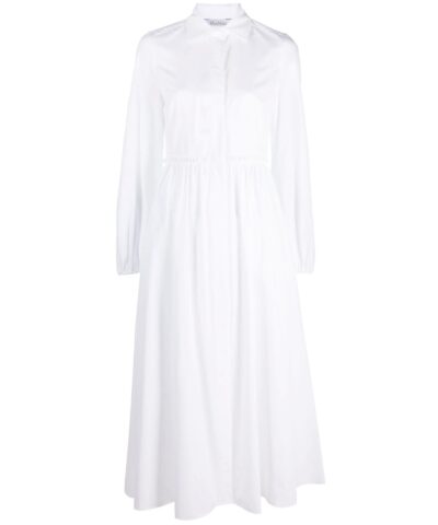 Max Mara Bairo Poplin Dress 20242749 5