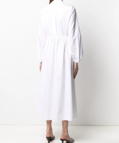 Max Mara Bairo Poplin Dress 20242749 7