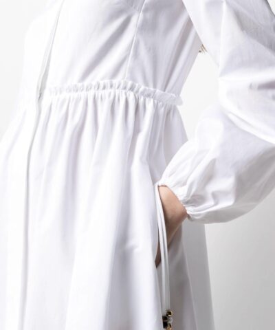 Max Mara Bairo Poplin Dress 20242749 8