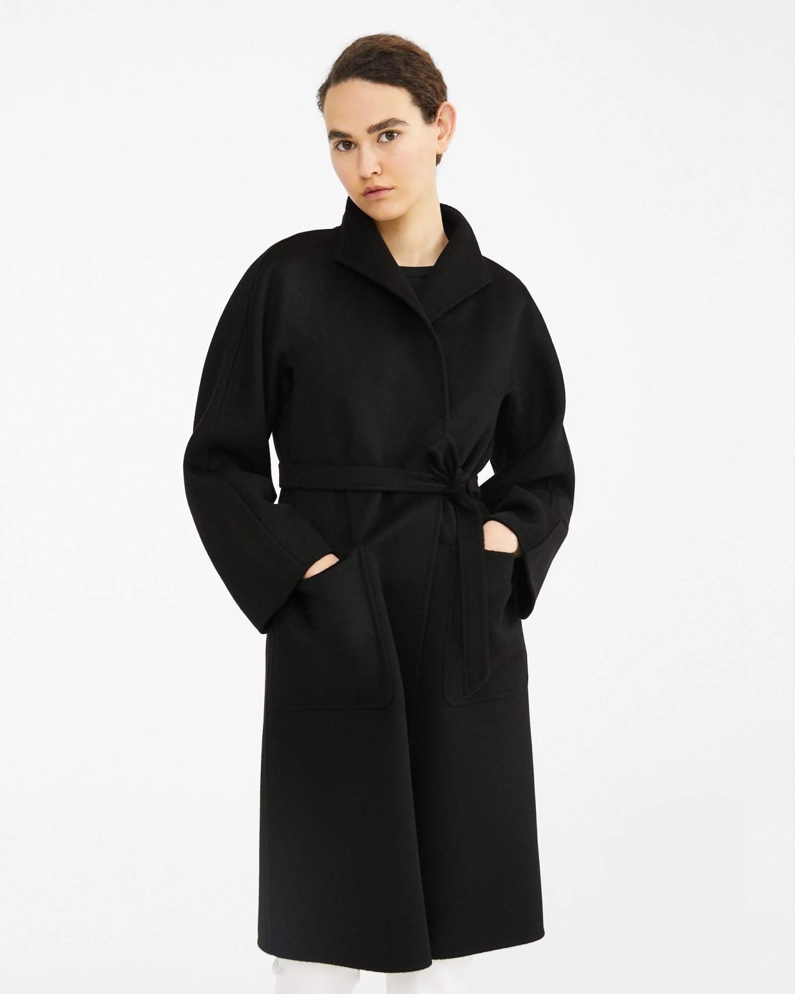 Alternative view of Max Mara Cashmere Coat, Black