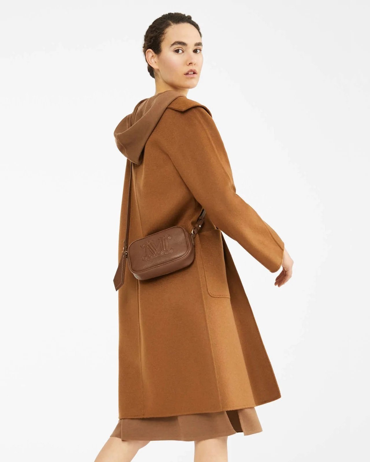 Alternative view of Max Mara Cashmere Coat, Tobacco