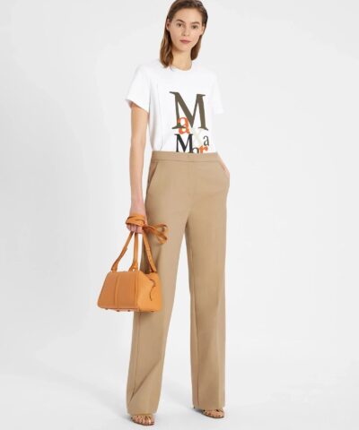 Max Mara Cotton Jersey T Shirt 20253673 1