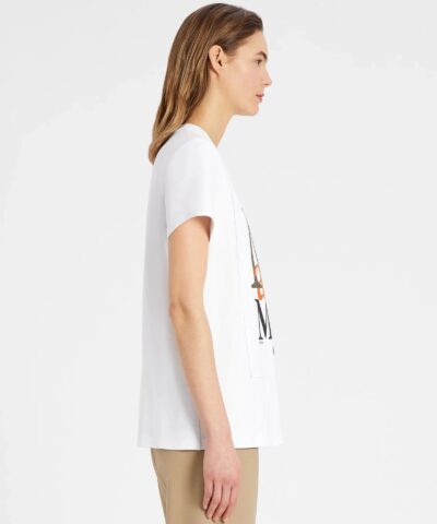 Max Mara Cotton Jersey T Shirt 20253673 2