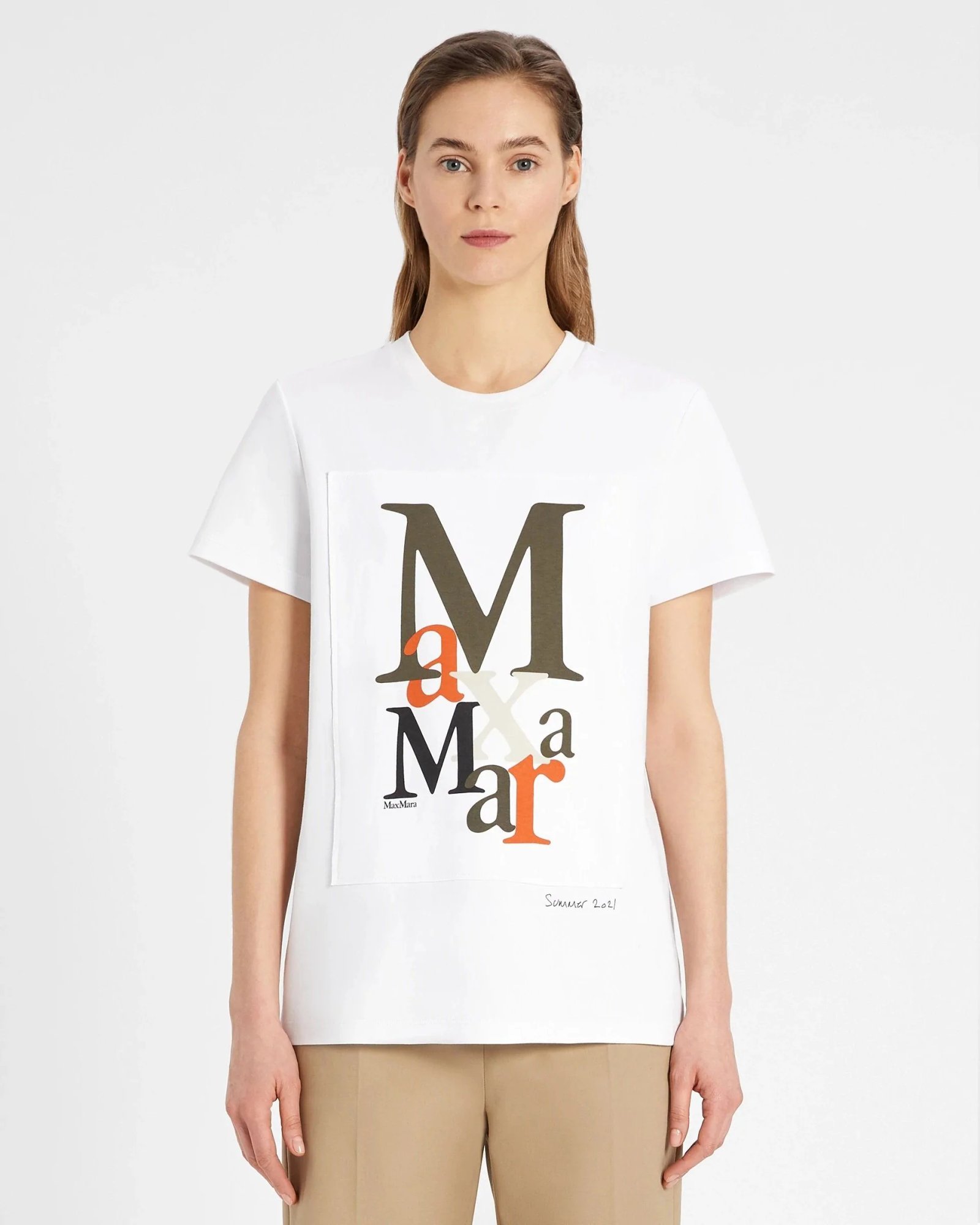 Max Mara Cotton Jersey T-Shirt-20253673