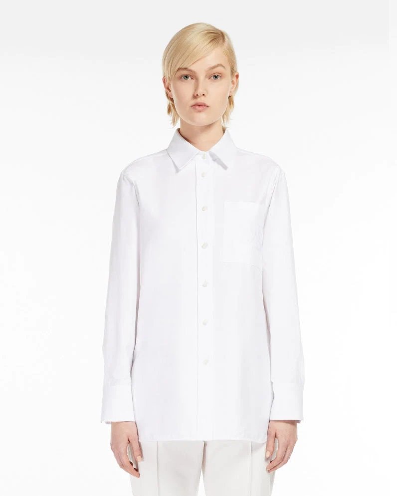 Max Mara Cotton Oxford Shirt-20238872