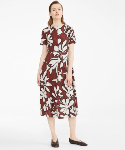 Max Mara Cresta Floral Belted Dress-20257608