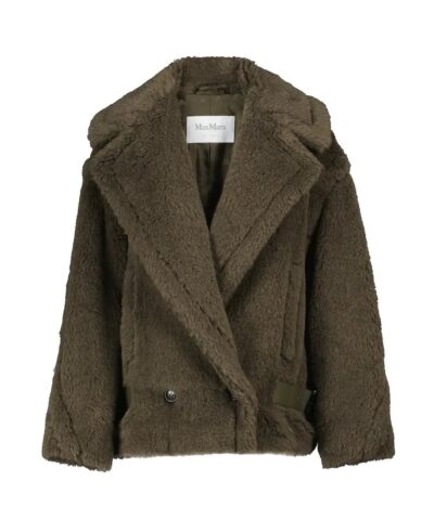 Max Mara Kiota Camel Hair And Silk Jacket-20246873
