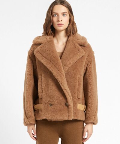 Max Mara Kiota Camel Hair And Silk Jacket-20246883