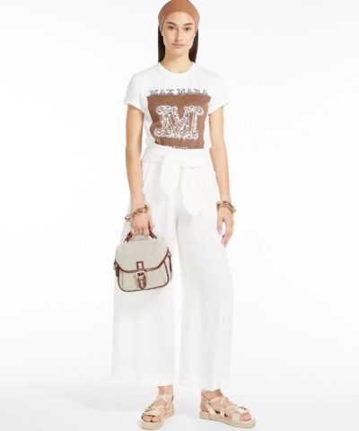 Max Mara Logo Printed Crewneck T Shirt 20241315 2