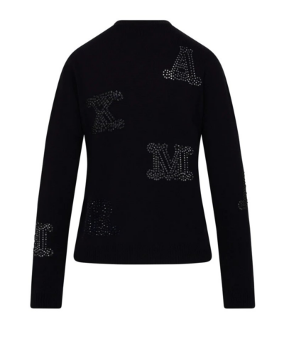 Alternative view of Max Mara MIA Embellished Logo Cashmere Sweater