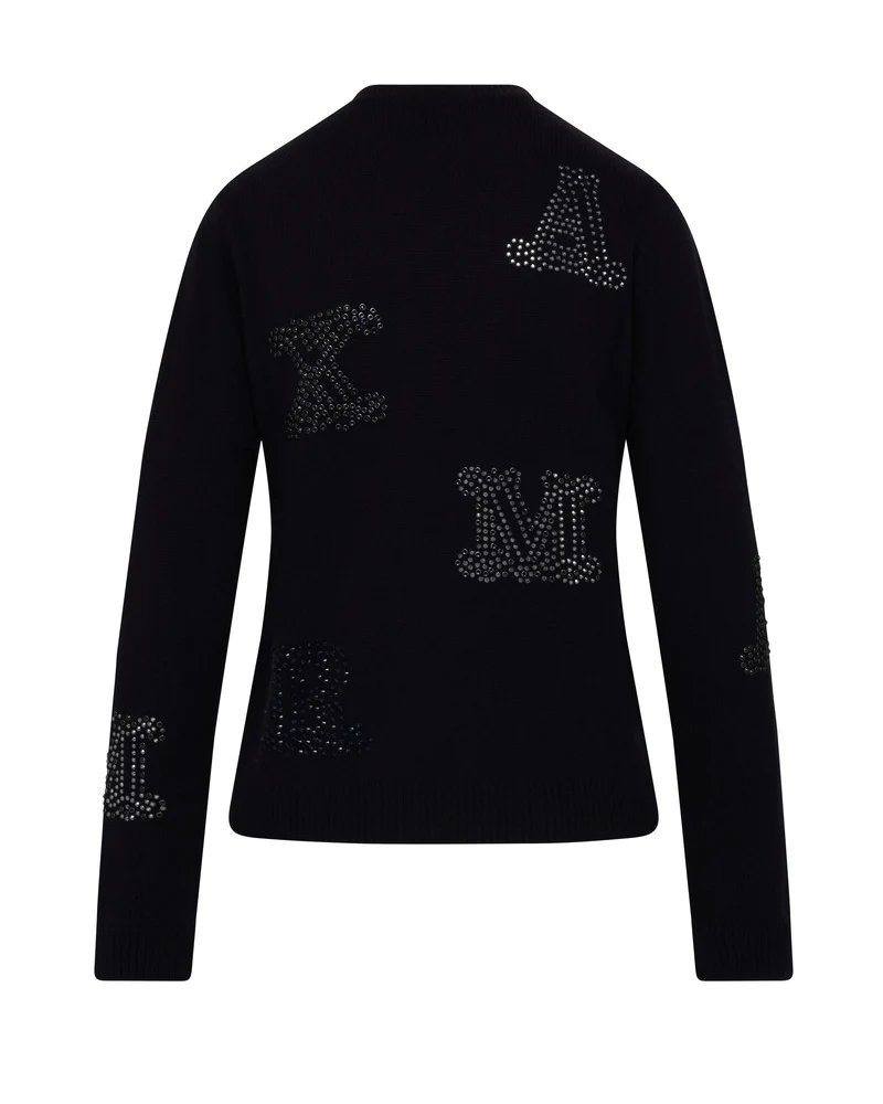 Alternative view of Max Mara MIA Embellished Logo Cashmere Sweater