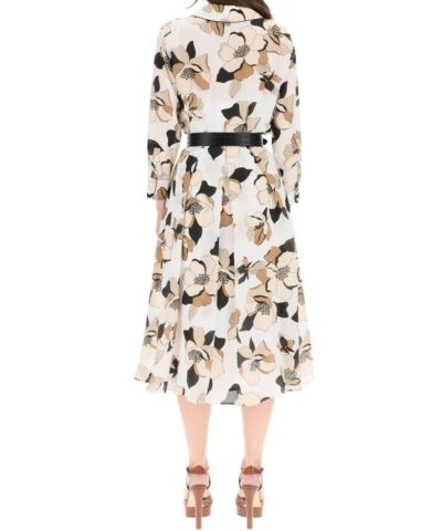 Max Mara Studio Floral Print Midi Dress 20253888 3