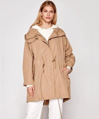 Max Mara Weekend Natural Coccole Raincoat - Image 4