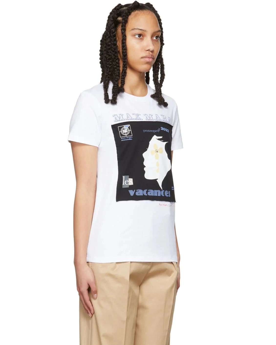 Alternative view of Max Mara White Zefir 'Vacances' T-Shirt