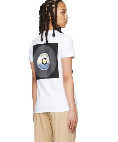 Max Mara White Zefir Vacances T Shirt 20242537 2