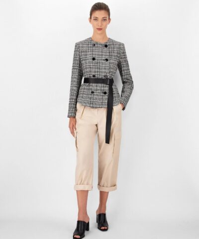 Max Mara Yarn Dyed Basketweave Jacket 20250223 1