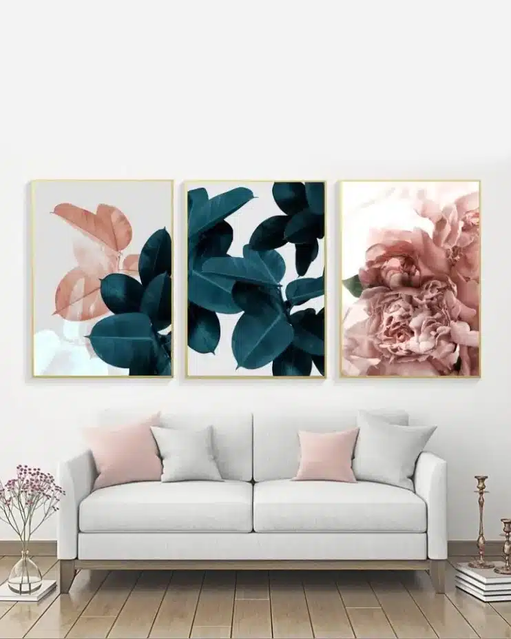 Nordic Canvas Modern Prints Plant Floral-20219495