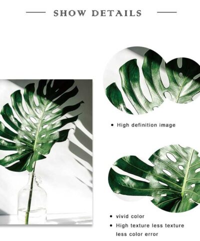 Nordic Canvas Modern Prints Plant Leaf 20219559 7