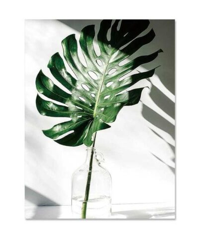 Nordic Canvas Modern Prints Plant Leaf-20219578