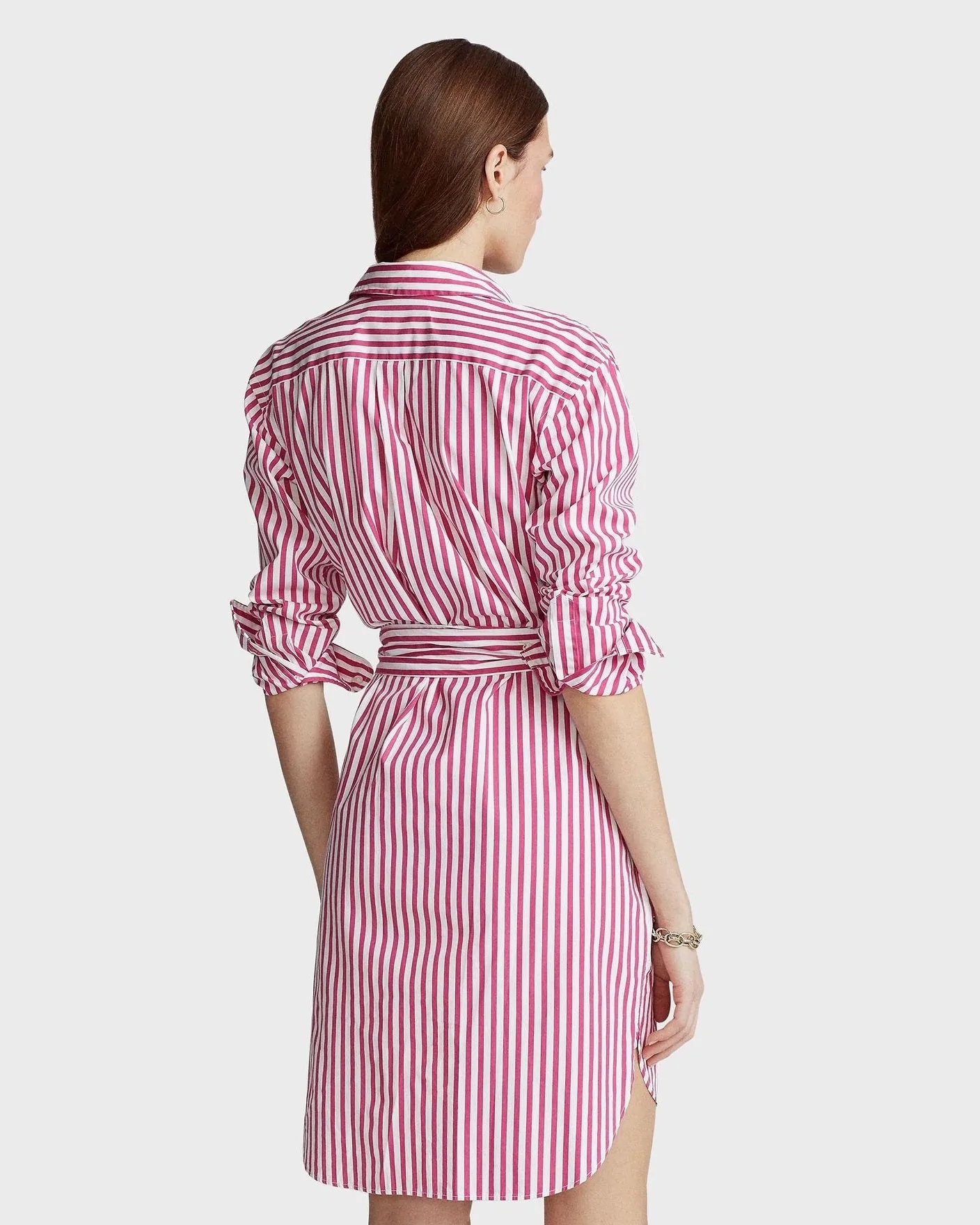 Alternative view of Polo Ralph Lauren Belted Striped Shirt Dress