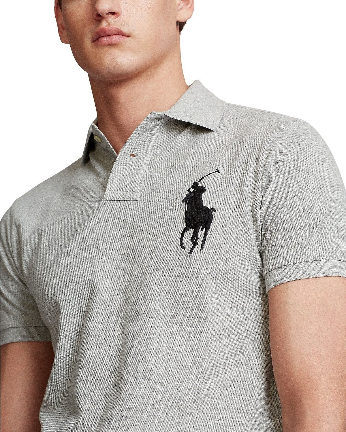 Alternative view of Polo Ralph Lauren Big Pony Custom Slim Fit Mesh Polo Shirt