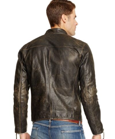 Polo Ralph Lauren Distressed Leather Jacket 20249707 2