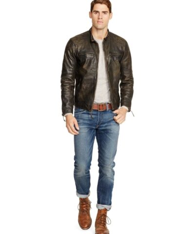 Polo Ralph Lauren Distressed Leather Jacket 20249707 3