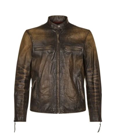 Polo Ralph Lauren Distressed Leather Jacket-20249711