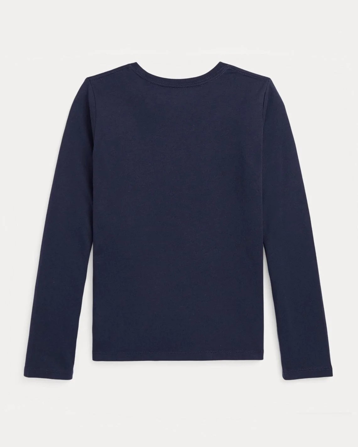 Alternative view of Polo Ralph Lauren Girls Polo Bear Cotton Long-Sleeve Tee