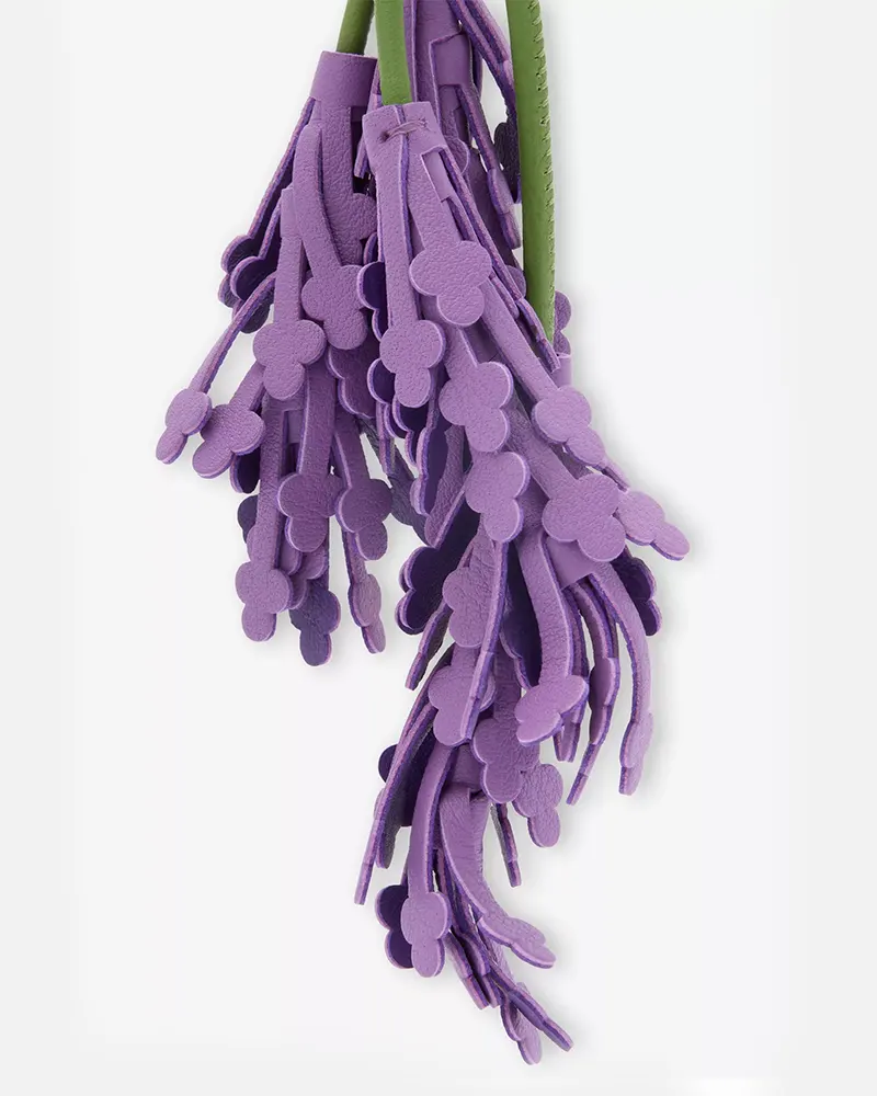 Alternative view of Loewe x Paula's Ibiza Lavender Leather Bag Charm