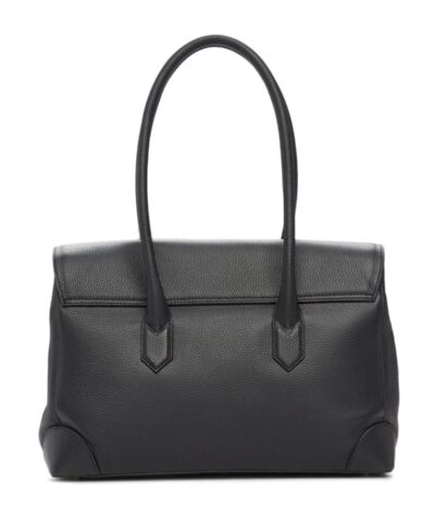 Roberto Cavalli Foldover Leather Shoulder Bag 20223713 1