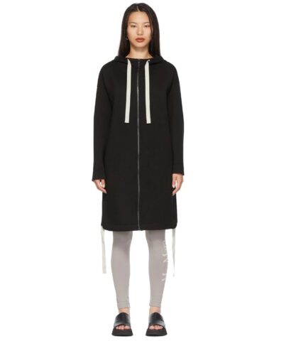 S Max Mara Black Adesso Zip-Up Hoodie-20237959