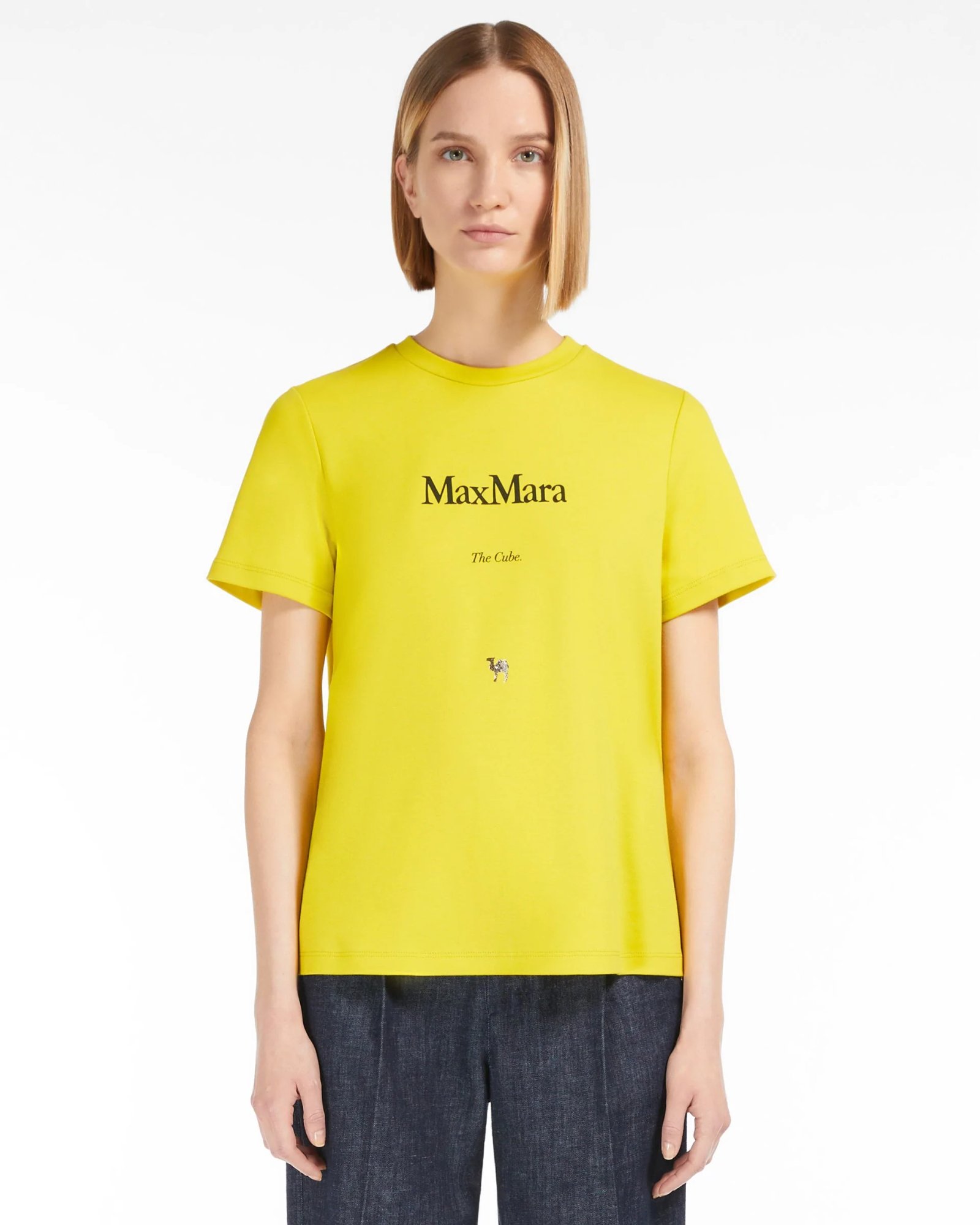 S' Max Mara Giga Logo Print T-Shirt-20240515