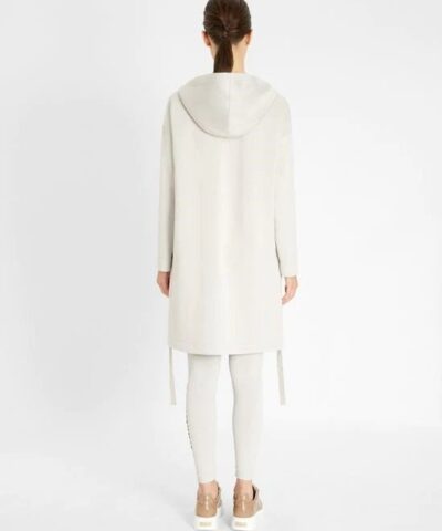 S Max Mara Light Gray Adesso Zip Up Hoodie 20237951 2