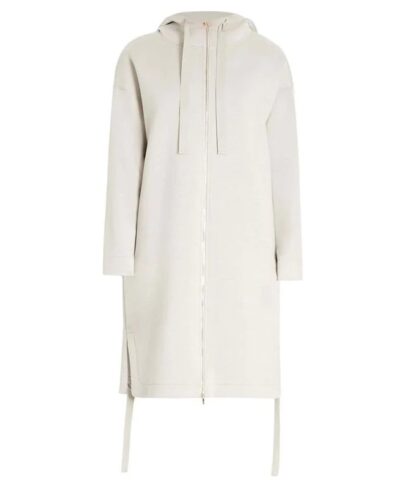 S Max Mara Light Gray Adesso Zip Up Hoodie 20237951 3