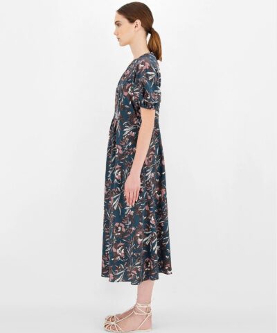 S Max Mara Silk Crepe de Chine Dress 20253959 2