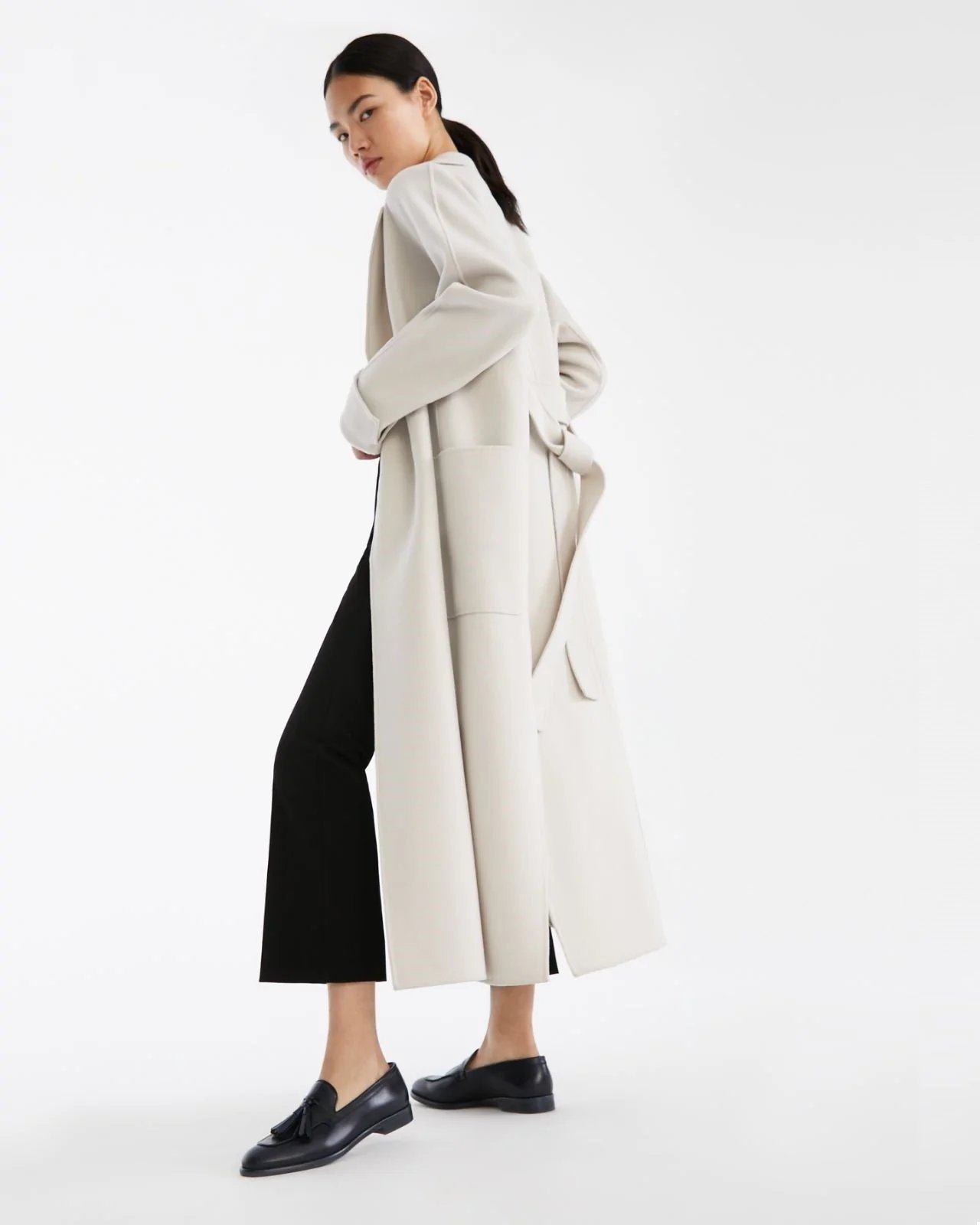 S Max Mara Stretch Cotton-Blend Trousers-20238019