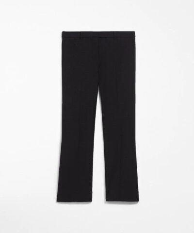 S Max Mara Stretch Cotton-Blend Trousers-20238022