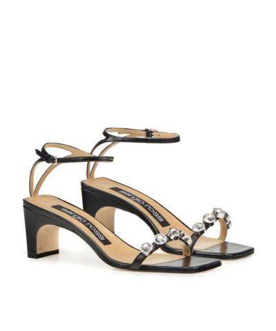 Sergio Rossi Sr1 Black Sandals 60 mm 20240443 1