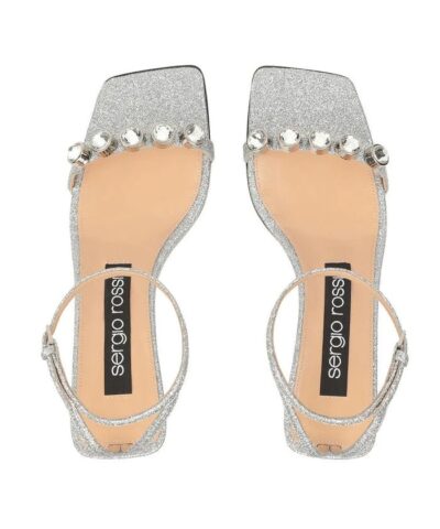 Sergio Rossi Sr1 Sliver Sandals 60 mm 20240419 3