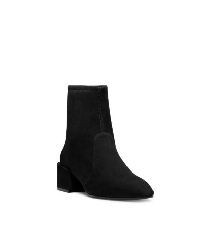 Alternative view of Stuart Weitzman Accordion Black Suede Bootie