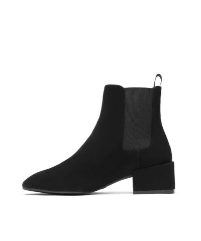 Stuart Weitzman Accordion Suede Chelsea Bootie 20239023 2