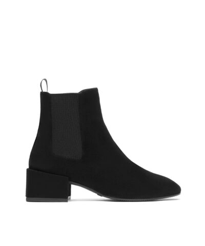 Stuart Weitzman Accordion Suede Chelsea Bootie-20239026