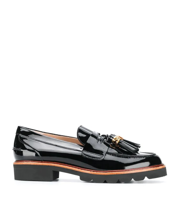 Stuart Weitzman Manila Signature Loafers In Black-20247952