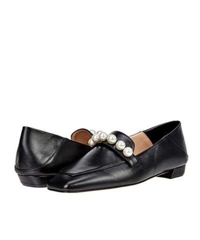 Stuart Weitzman Mickee Pearls Loafers Black 20247937 2 1