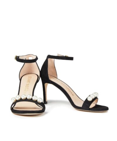 Stuart Weitzman Nunaked Embellished Suede Sandals 20242370 1 2